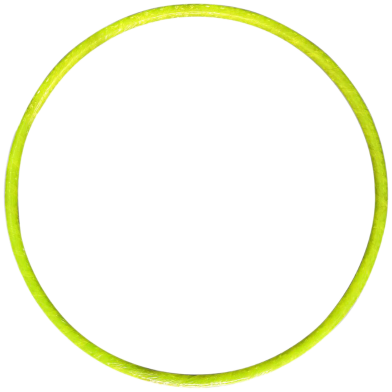 Hula Hoop Fitness Equipment Fluorescent Green 23 Inch image