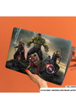 DDecorator Hulk - Iron Man - Thor - Captain America Laptop Sticker image