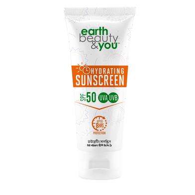 Earth Beauty and You Hydrating Sunscreen (SPF 50 UVA UVB)- 50ml image