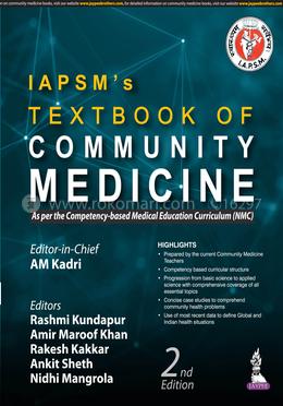 IAPSM’s Textbook of Community Medicine: As per the Competency-based Medical Education Curriculum (NMC) image