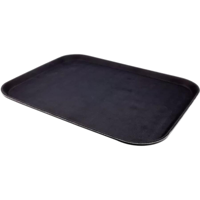 IHW 1014CTUSAB Tray Fiber Non-Slip Black (14x10) Inch Rect image