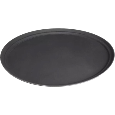 IHW Tray Fiber Non-Slip Black 11.0 Inch Round image