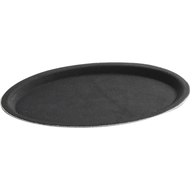 IHW 1800CTUSAB Tray Fiber Non-Slip Black 18.0'' Round 1 Pcs image