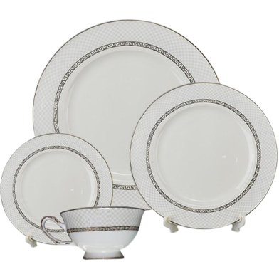 IHW Fine Bone Dinner Set 24 Pcs - DFY017DP image