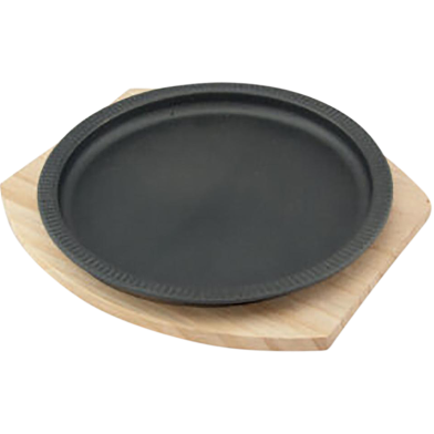 IHW Sizzling Dish with Wooden Stand 20Cm - YA20 image