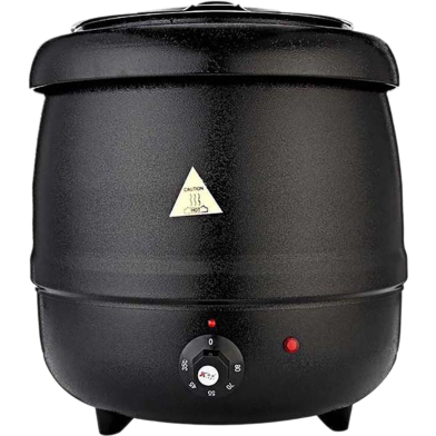 IHW Stainless Steel Electric Soup Warmer Commercial Black - YDSK10 image