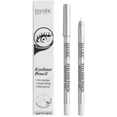 IMAGIC Gel Eyeliner Pen Long lasting Waterproof Kajal Eyeliner - White image