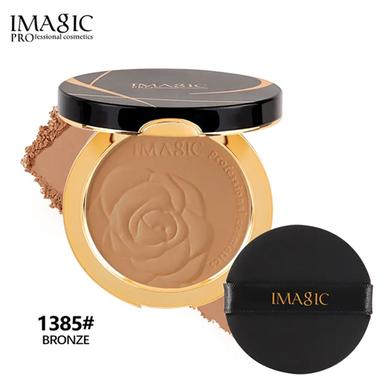 IMAGIC Oil Control Makeup Powder Moisturizing Brightening Press Powder Nature Light Waterproof Lasting Setting Loose Powder-#1385-BRONZE image