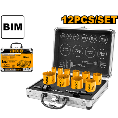 INGCO AKH0121 Bi-Metal Hole Saw Set image