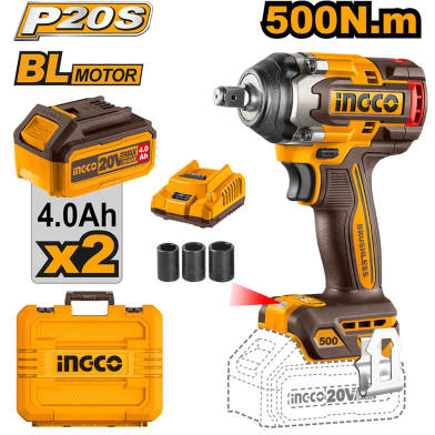 INGCO CIWLI2050 Cordless Impact Wrench image