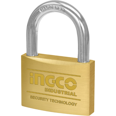 INGCO DBPL0602 Heavy Duty Brass Padlock image