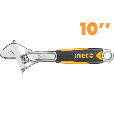 INGCO HADW131108 Adjustable Wrench 10 Inch image