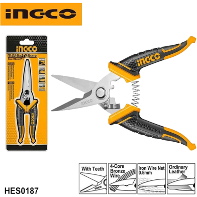 INGCO HES0187 Electrician's Scissors image