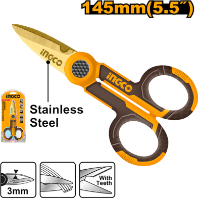 INGCO HES02855 Electrician's Scissors image