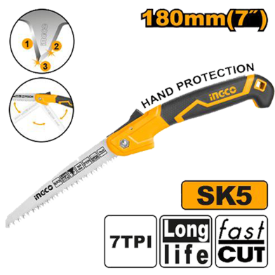 INGCO HFSW1808 Folding Saw image