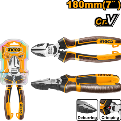 INGCO HHLDCP28180 High Leverage Diagonal Cutting Pliers image