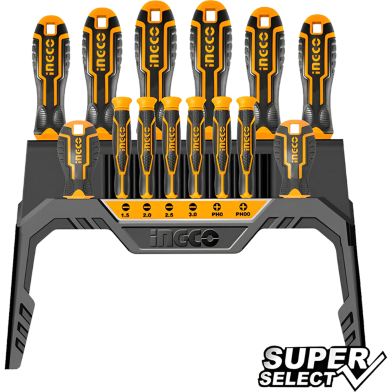 INGCO HKSD1428 Screwdriver And Precision Screwdriver Set 14 Pcs image