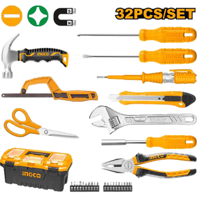 INGCO HKTHP10321 Hand Tools Set 32 Pcs image