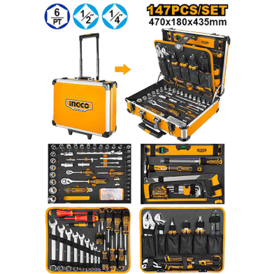 INGCO HKTHP21471 Handtools Set 147 Pcs image