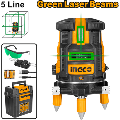 INGCO HLL305205 Self-Leveling Line laser(Green Laser Beams) image