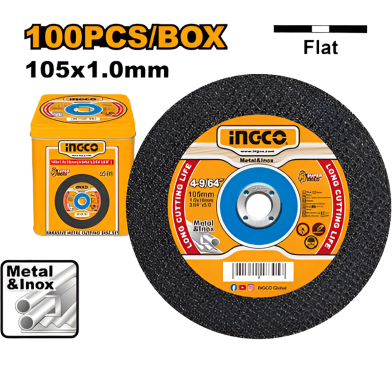 INGCO MCD10105100 Abrasive Metal Cutting Disc Set 4 Inch image