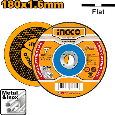 INGCO MCD161801 Abrasive Metal Cutting Disc 7 Inch image