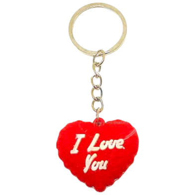 I Love You Cute Love Heart Key Ring 1 Pcs image