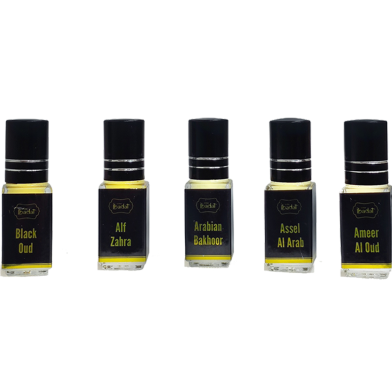 Ibadat Paradise Attar – Arabian Fragrance 3.5 ml - 5 Pcs image