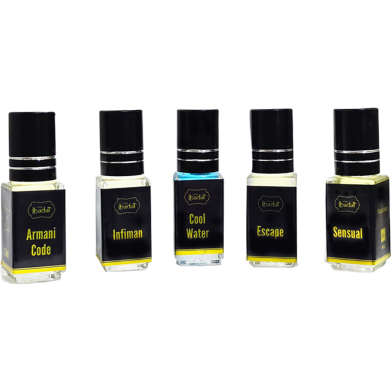 Ibadat Paradise Attar – Perfume Fragrance 3.5 ml - 5 Pcs image