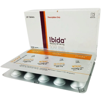 Ibida 550mg Tablet 10's Strip image