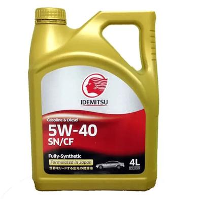 Idemitsu 5W-40 Full Synthetic Engine Oil 4Ltr image