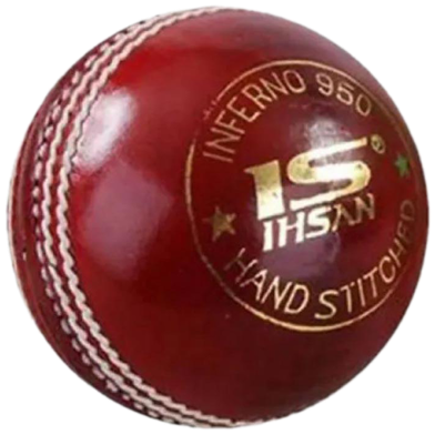 Ihsan 4 Part Cricket Ball - Red image