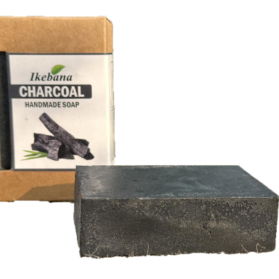 Ikebana Charcoal Handmade Soap ( 90 gm) image