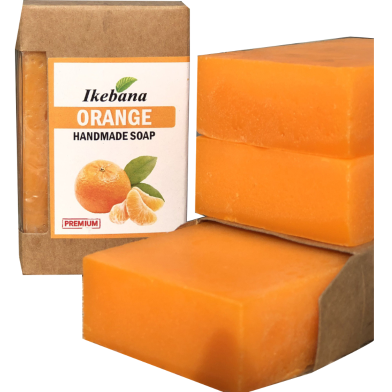 Ikebana Orange Premium Handmade Soap (90 gm) image