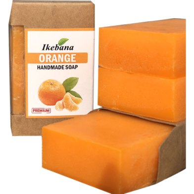 Ikebana Orange Premium Handmade Soap (90 gm) image