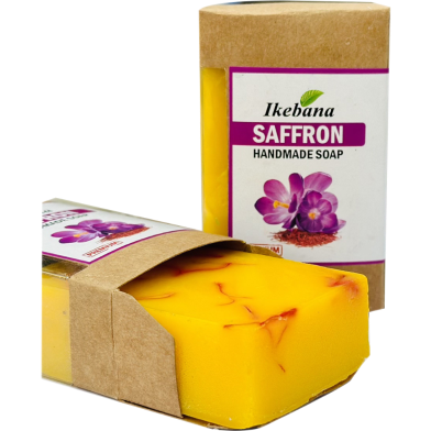 Ikebana Saffron Premium Handmade Soap ( 90 gm) image