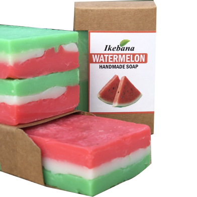 Ikebana Watermelon Handmade Soap (90 gm) image