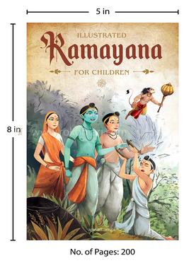 Illustrated Ramayana For Children (Black and White) image