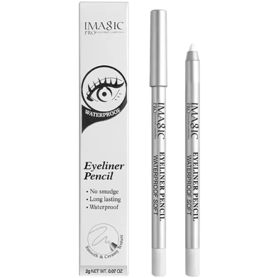 Imagic White Kajal Soft Waterproof Eyeliner Pencil image