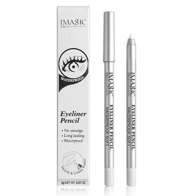 Imagic White Kajal Soft Waterproof Eyeliner Pencil image