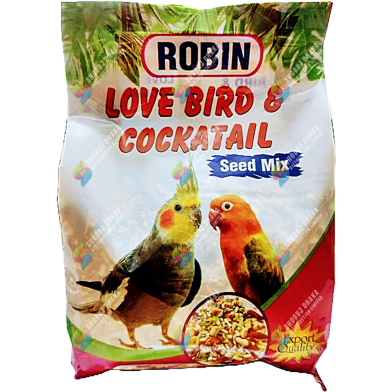 Imported Cockatail and Love Bird Food Packet - 500 gm image