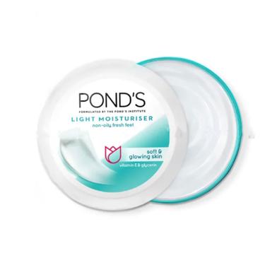 Indian POND'S Light Moisturiser 100 ml Non-Oily Fresh Feel For Soft Glowing Skin With Vitamin E ‍And Glycerin image