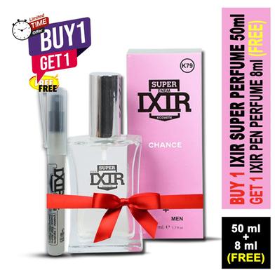 IXIR Super Perfume 50ml For Men With IXIR Super Pen Perfume 8 ml For Men (BUY 1 GET 1 FREE) image