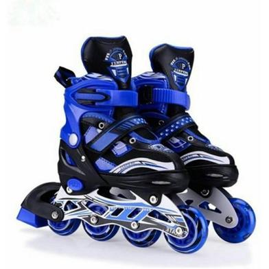 Inline Roller Skates Shoes For Kids - Blue image