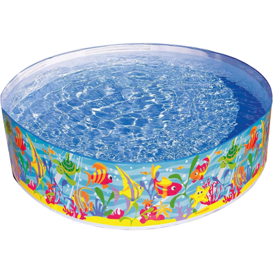 Intex 6 Ft Ocean Play Snapset Pool, Kids Swiming Pool image