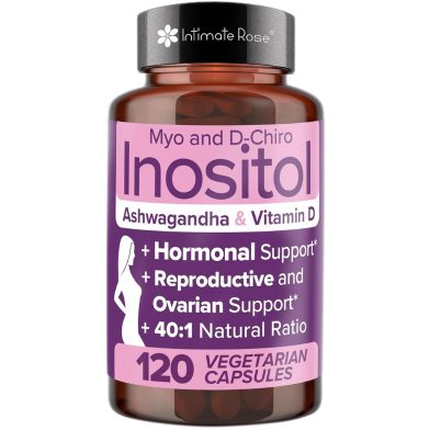 Intimate Rose Myo-Inositol and D-Chiro Inositol Supplement - 120 Veg Capsules image