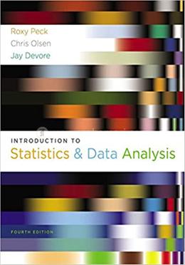 Introduction to Statistics and Data Analysis