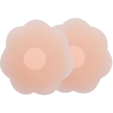 Invisable Silicone Skin Friendly soft underwear for swimming Bra Straps Breast Pad - 2 Pcs image