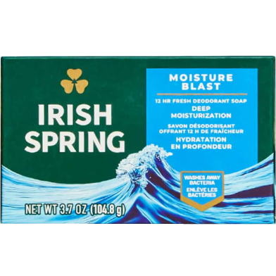 Irish Spring Icy Blast Soap 104.8 gm USA image