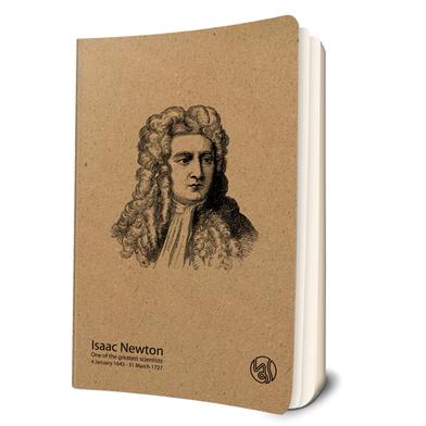 Isaac Newton Notebook image
